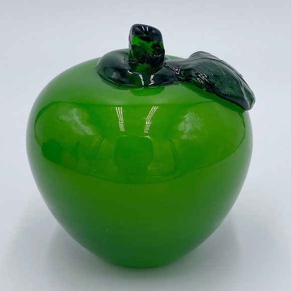 Vintage Glass Fruits Murano Style Hand
Blown Grapes Orange Apple Pear - Picture 8 of 16